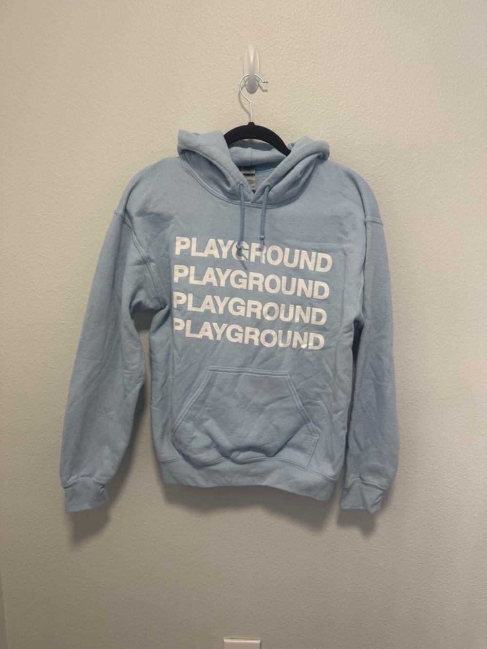 PLAYGROUND LA Light Blue OG Hoodie Size Small